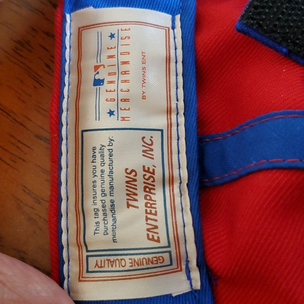 Philadelphia Phillies Hat -MLB Vintage Twins Enterprise Wool Blend Strapback - Picture 5 of 7